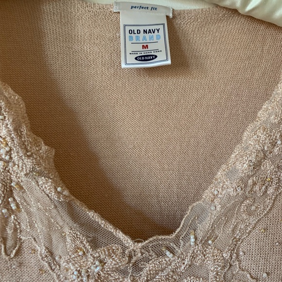 Old Navy sleeveless top/ dress top, nude/beige - Picture 3 of 3